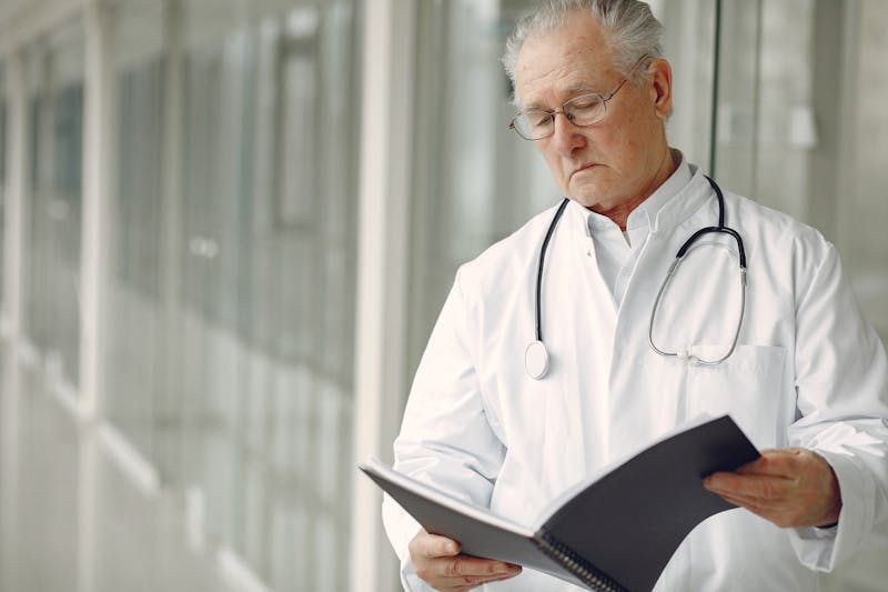 Professional healthcare worker representing quality care