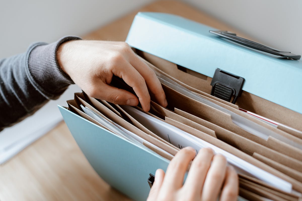 Government forms and paperwork for benefit applications