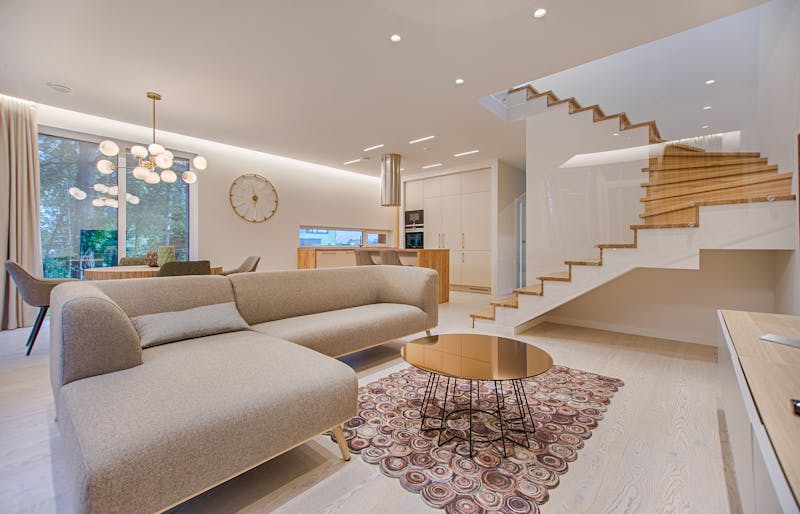 Well-maintained home interior with closed windows for allergy protection