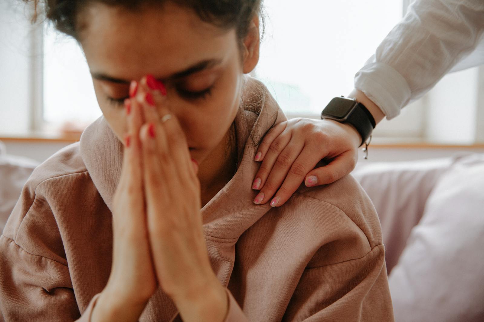 Family caregiver receiving compassionate support — Orange County mental health resources