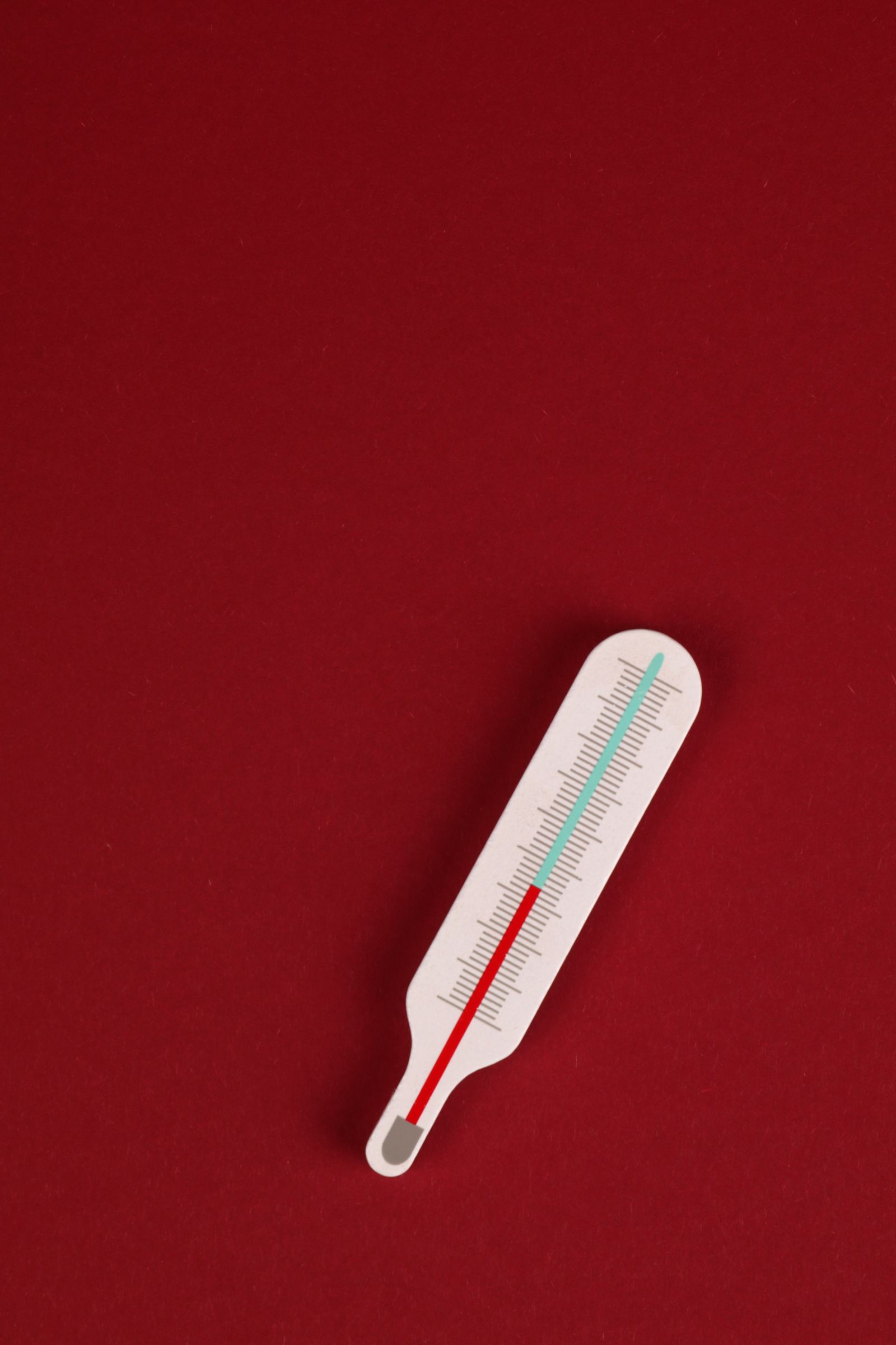 A thermometer showing extreme high temperature, representing the recent Orange County heat wave